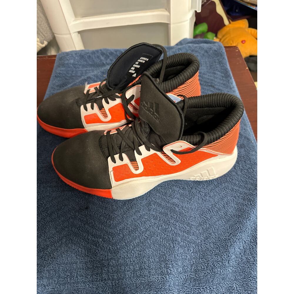 Adidas Shoes Men's Size 10 Pro Vision Basketball Sneaker Orange Black